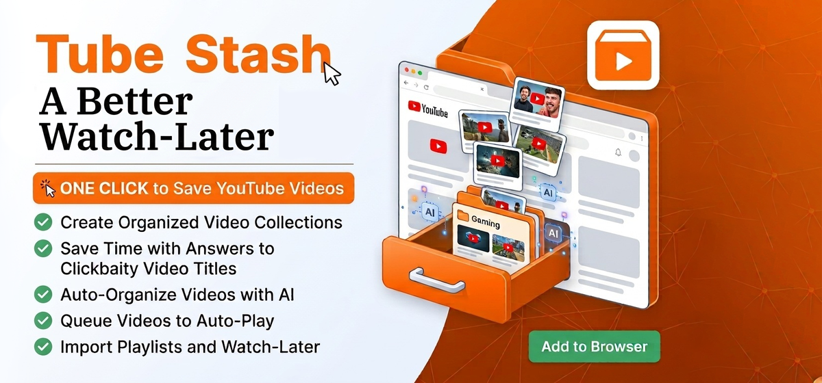 I built a chrome extension to save YouTube videos into right categories in one click